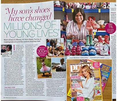 My son’s shoes have changed millions of young lives – Prima UK August