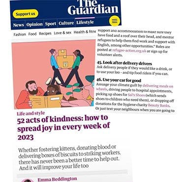 52 acts of kindness: how to spread joy in every week of 2023